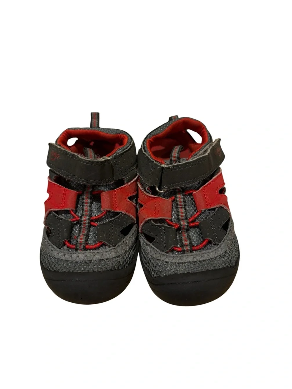 OshKosh B’Gosh Kids Sandals Grey Red Size 9 (Toddler)
